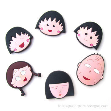 Cheap Funny Custom Cute Face Shape 3D Fridge Magnets